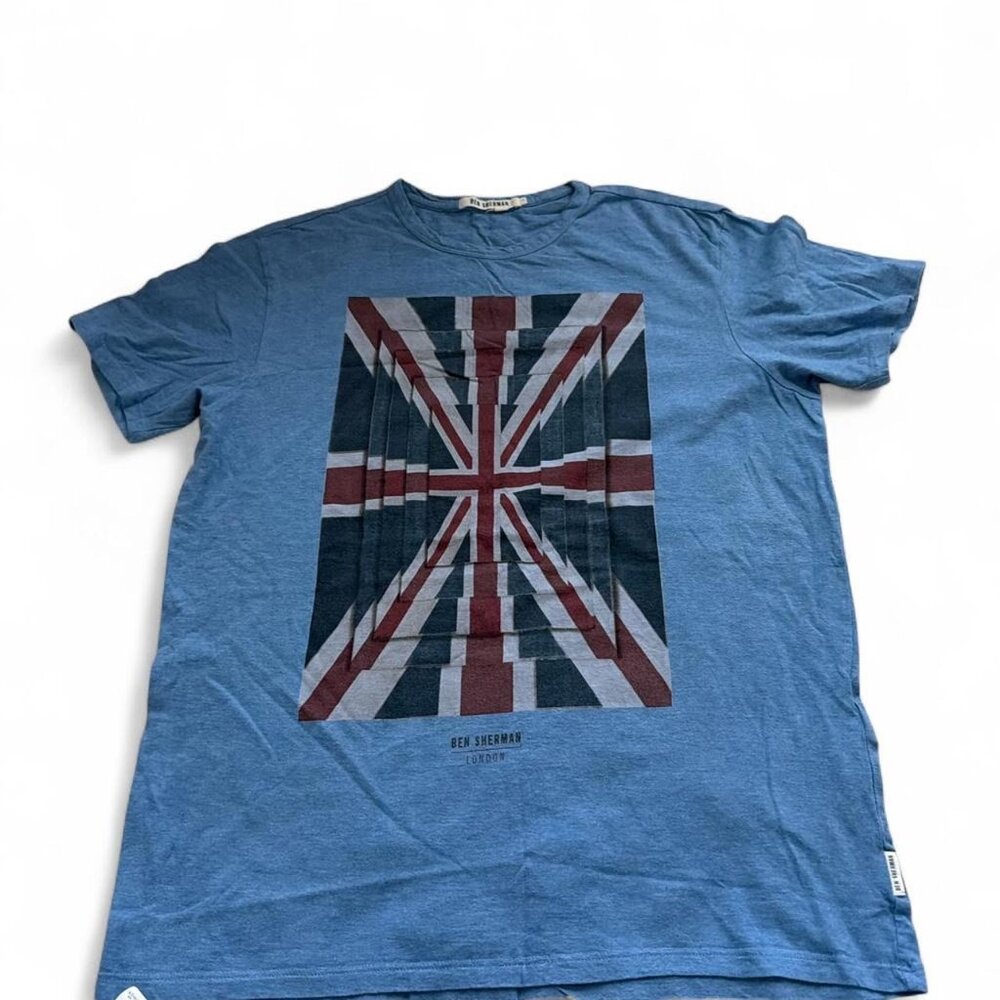 Ben Sherman Men's Blue T-shirt